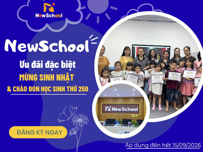 Đăng ký tư vấn nhận ưu đãi từ <br /><span>NewSchool</span>